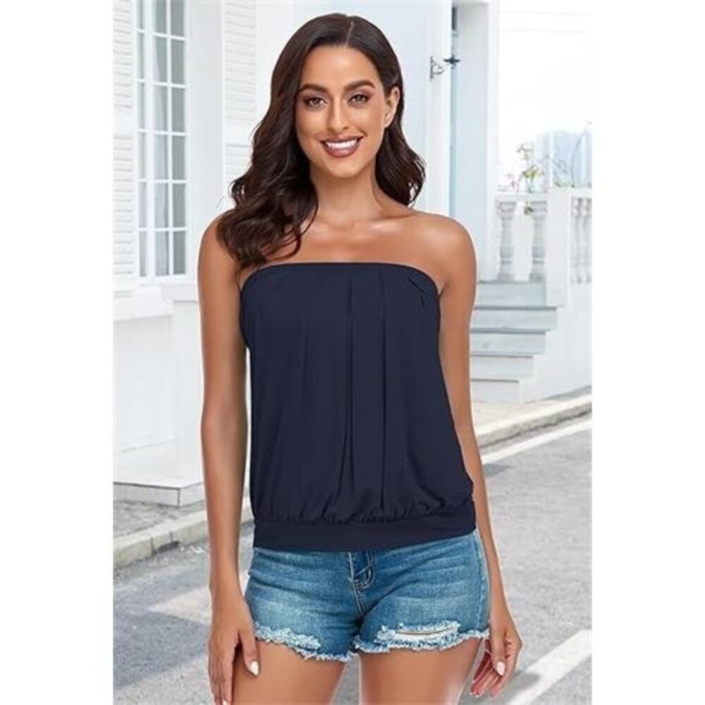 NEW- CHICGAL Tube Top Bandeau Tank- Women's XL